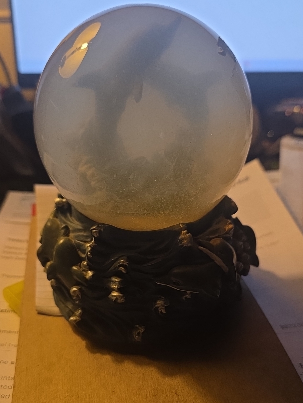Dolphin Snow Globe